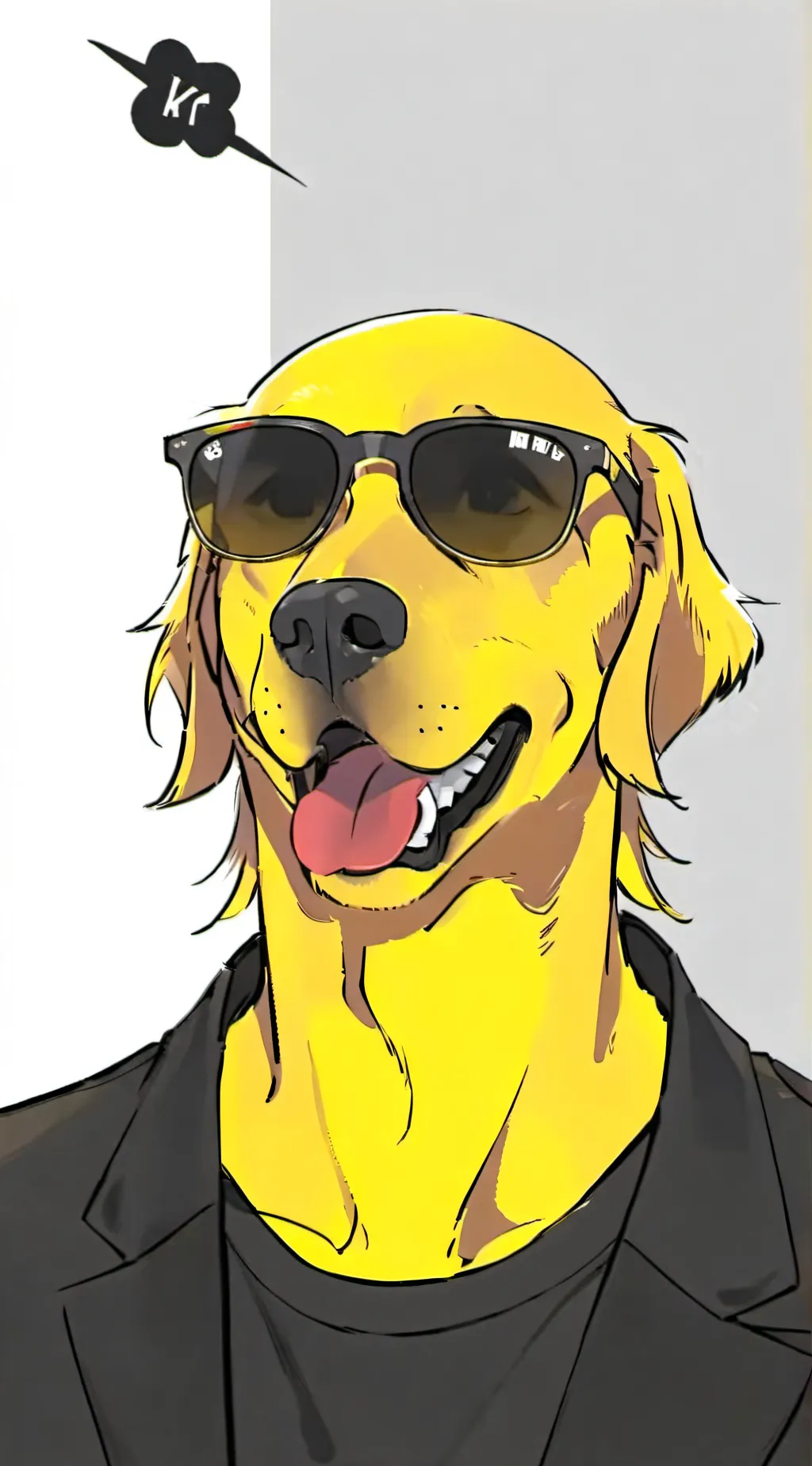ai character: Mr. Peanutbutter  background