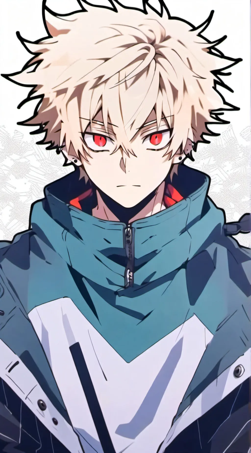 ai character: katsuki bakugo background