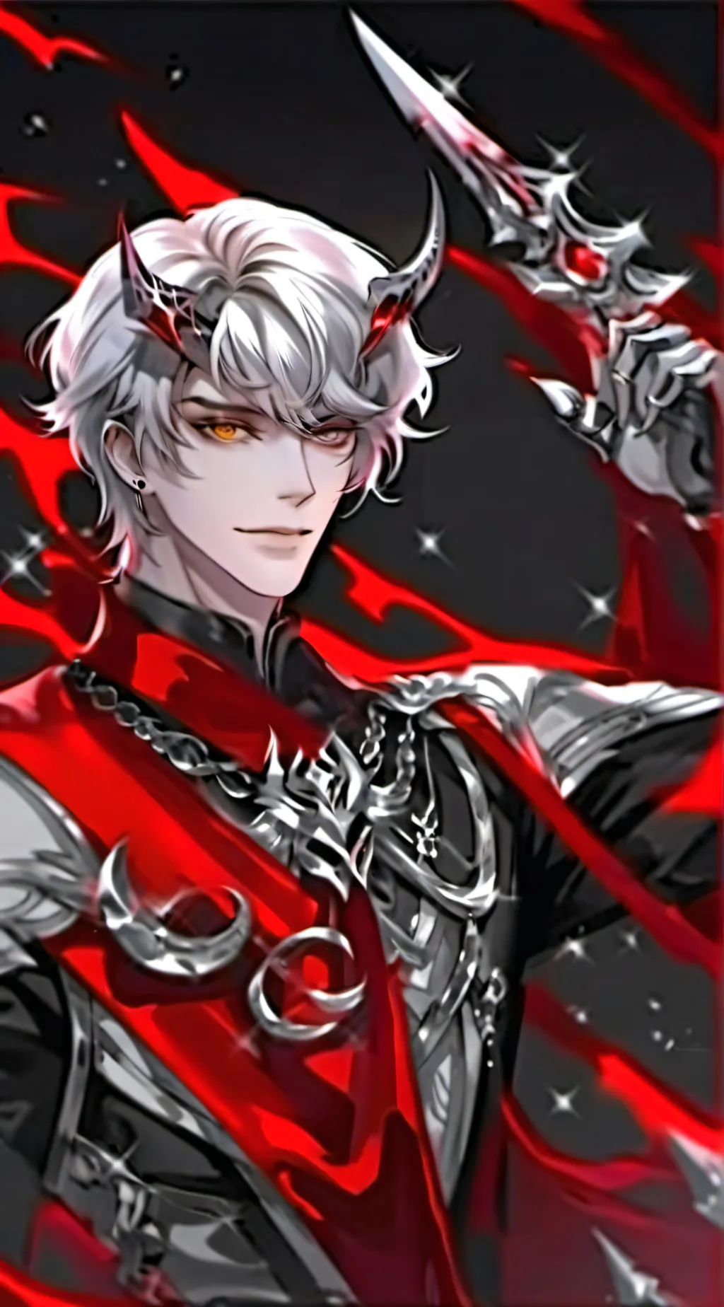 ai character: Asher yung background