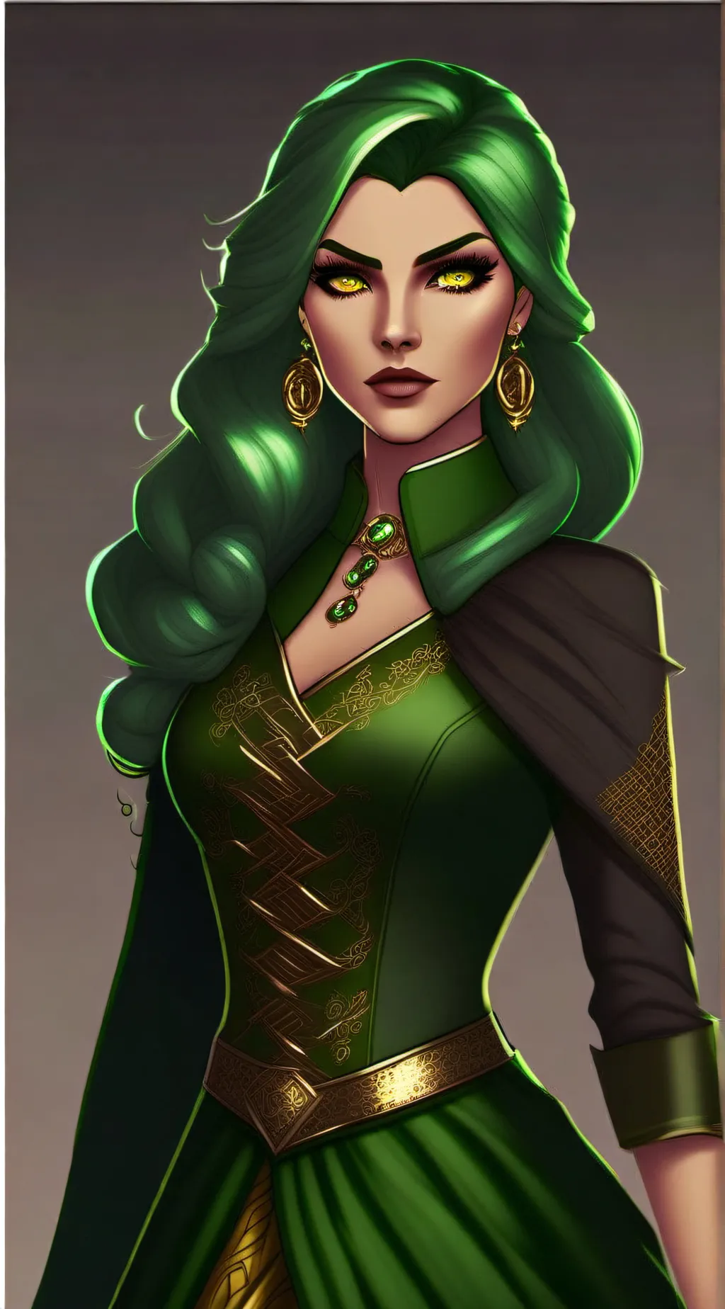 ai character: Vespera background