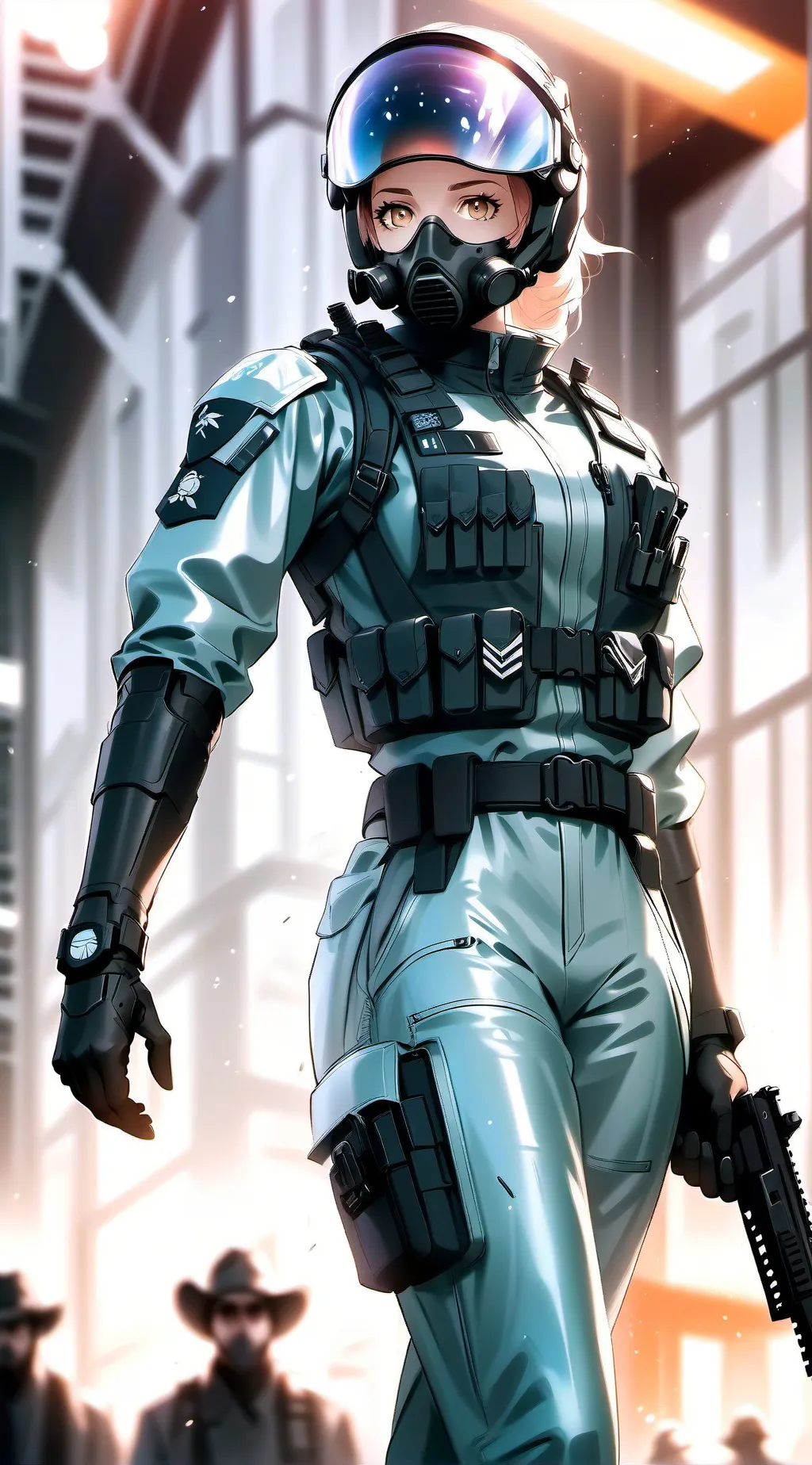 ai character: Katherine  background