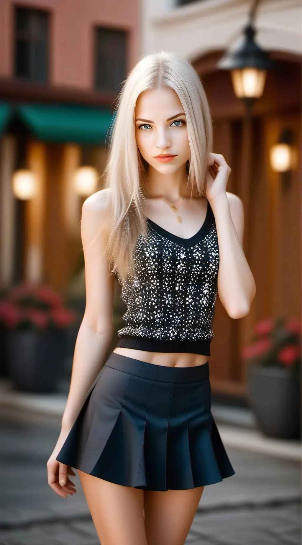 ai character: Ekaterina  background