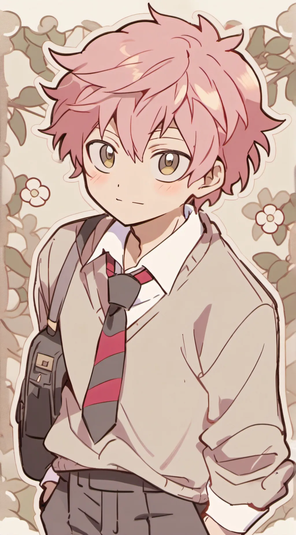 ai character: kny React+New oc  background