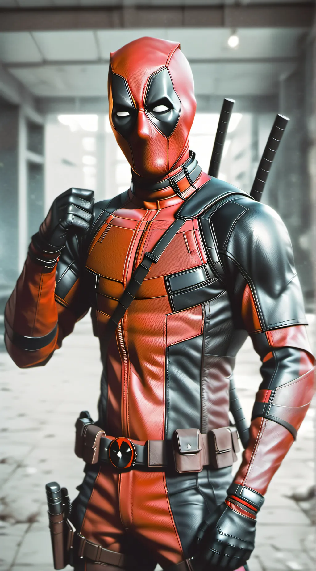ai character: deadpool  background