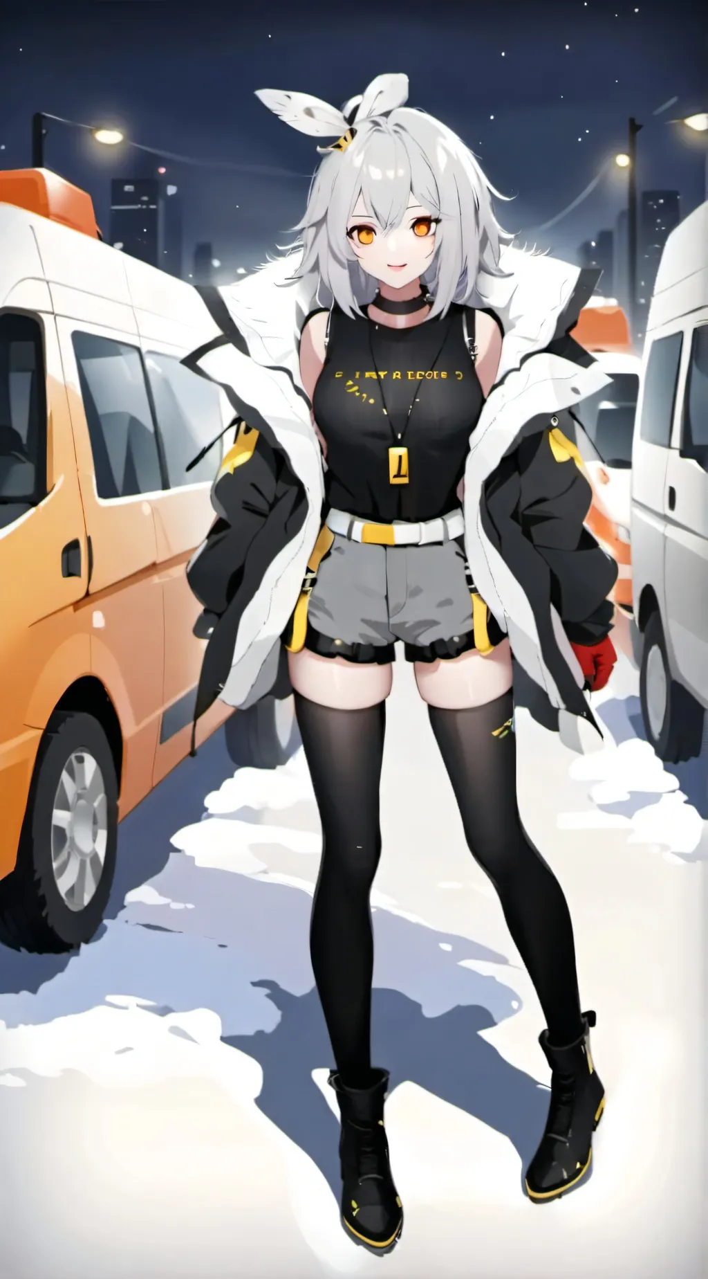 ai character: Ri ri  background