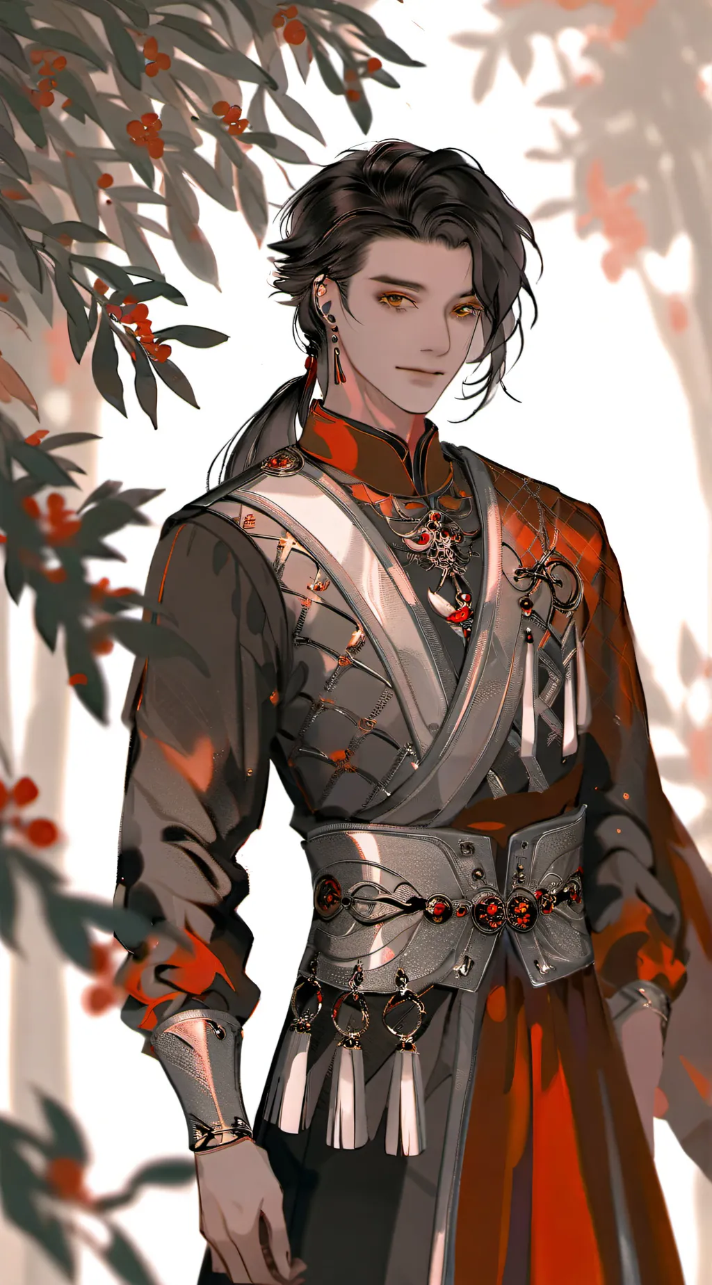 ai character: ꧁Asher꧂ background