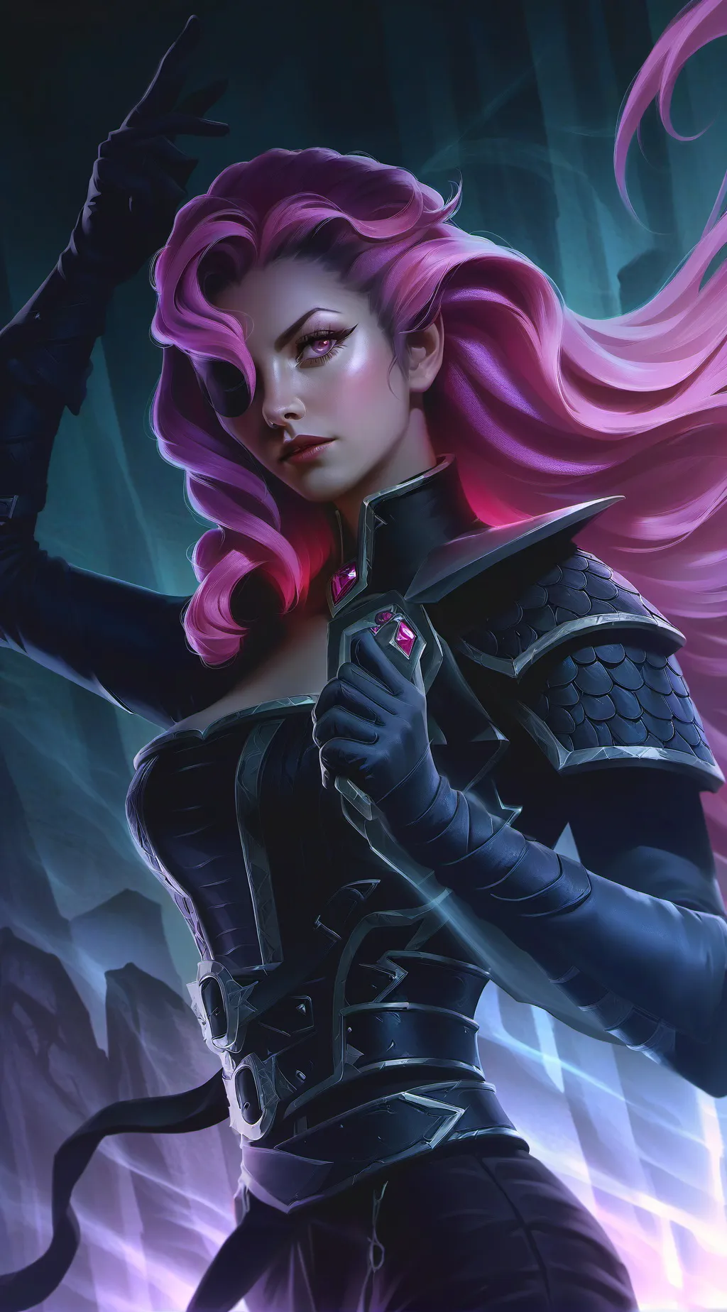 ai character: lyira  background