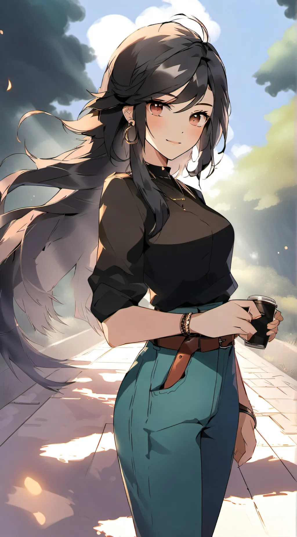 ai character: Aurora Skye background