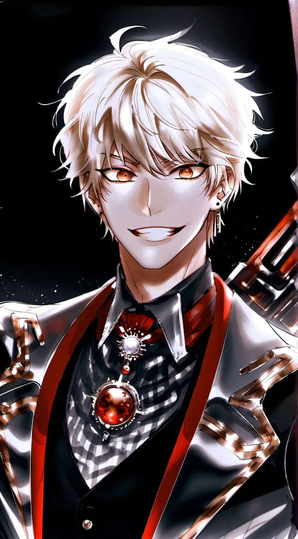 ai character: bakugo  background