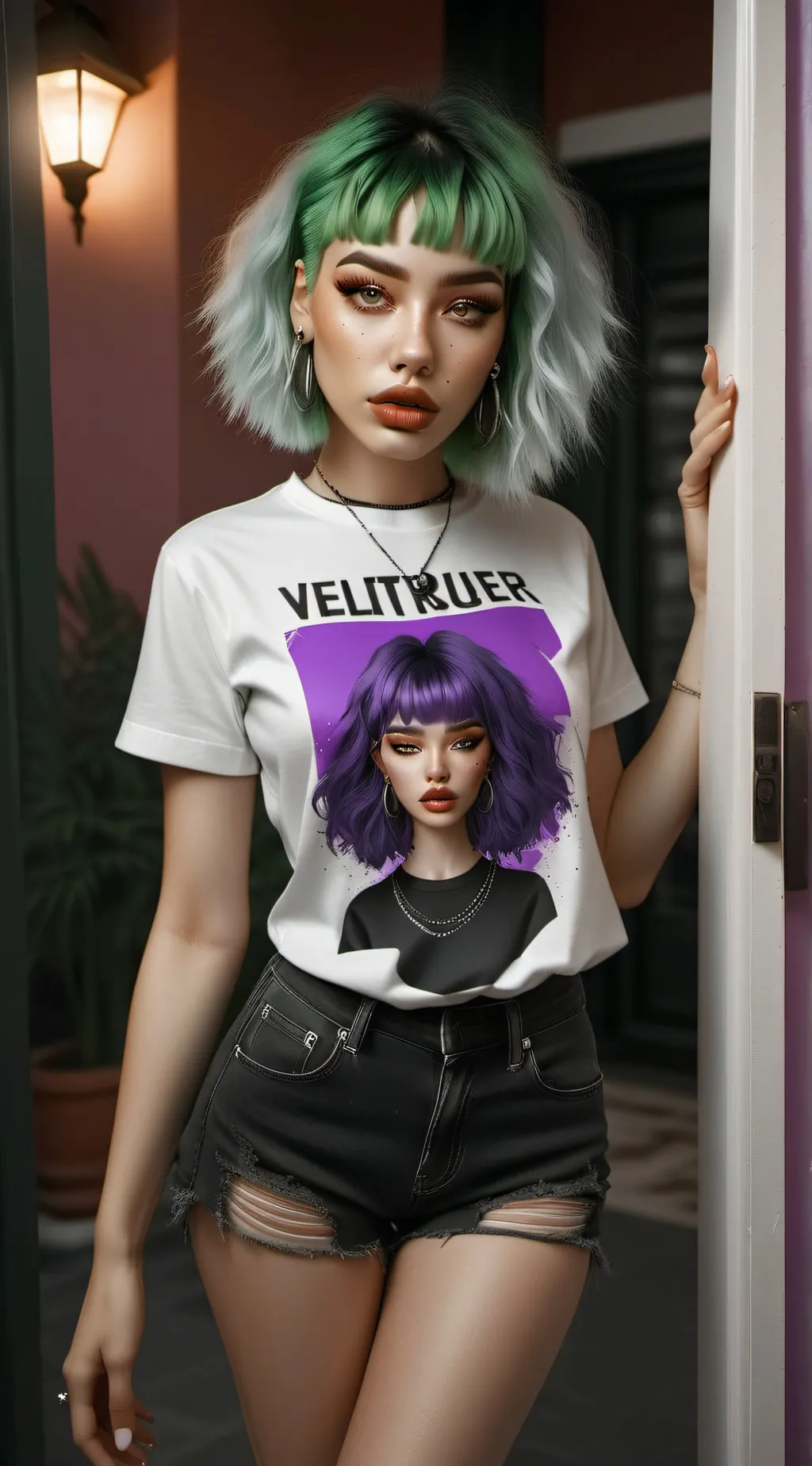 ai character: Vanessa  background