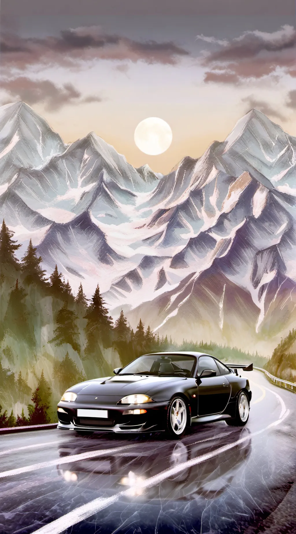 ai character: Supra mk4 a80 background