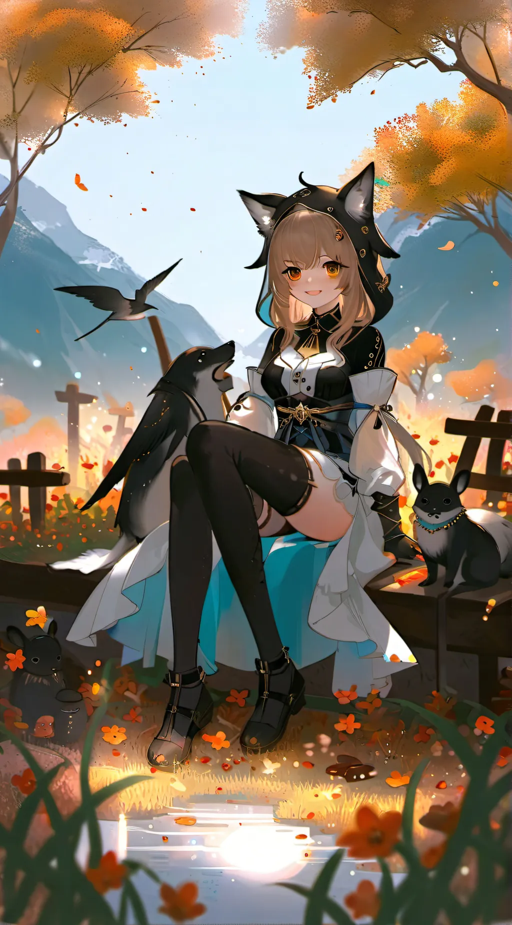 ai character: heather background