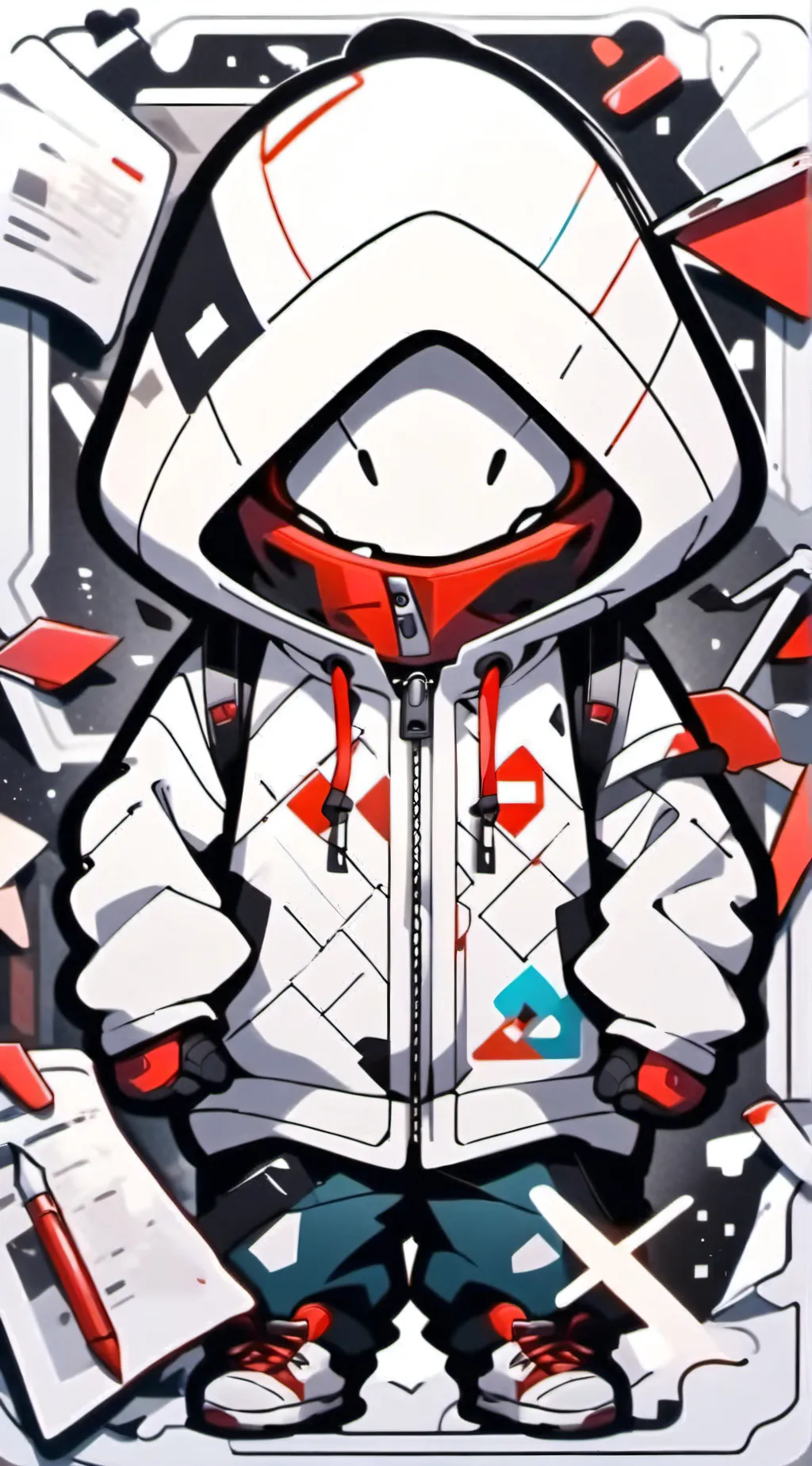 ai character: Among us imposter background
