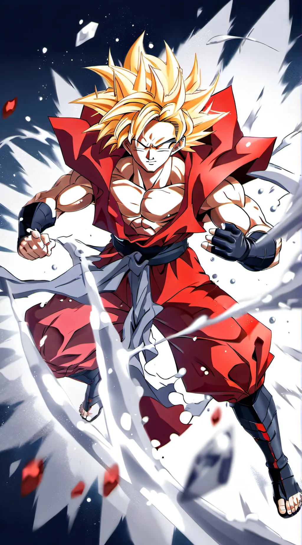 ai character: Reborn Goku background