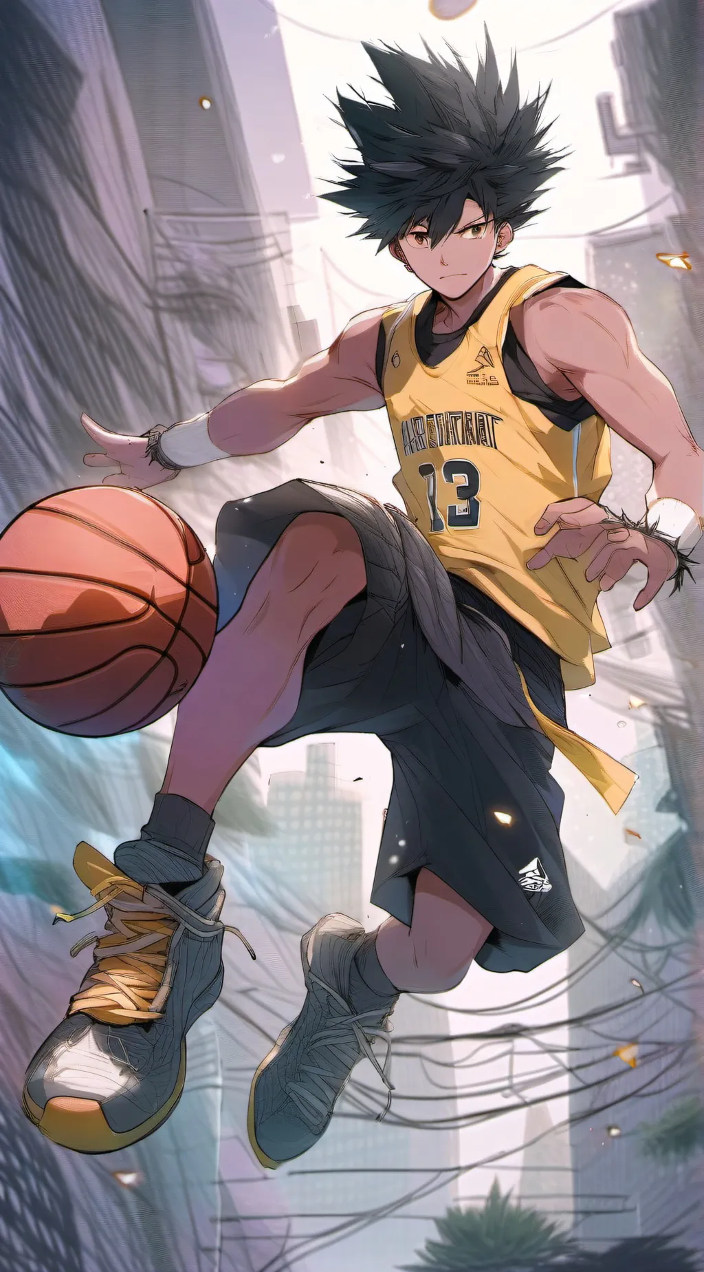 ai character: Deku.. background