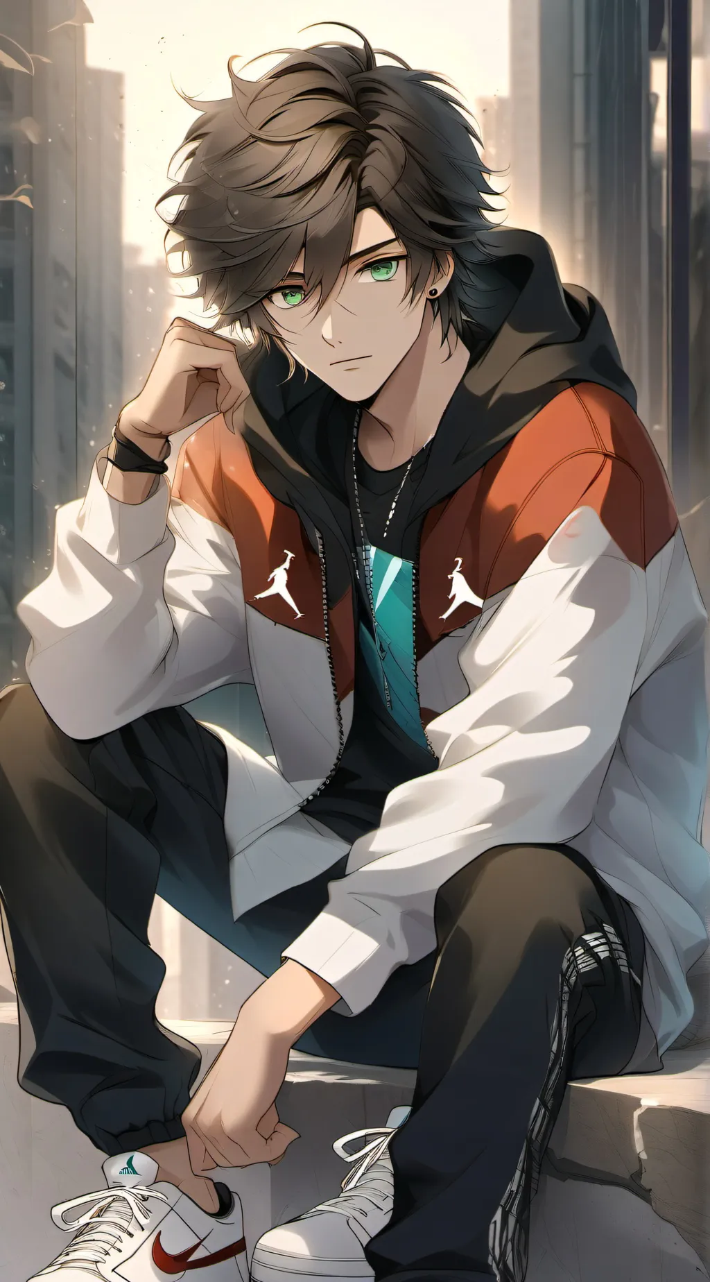 ai character: Nick background