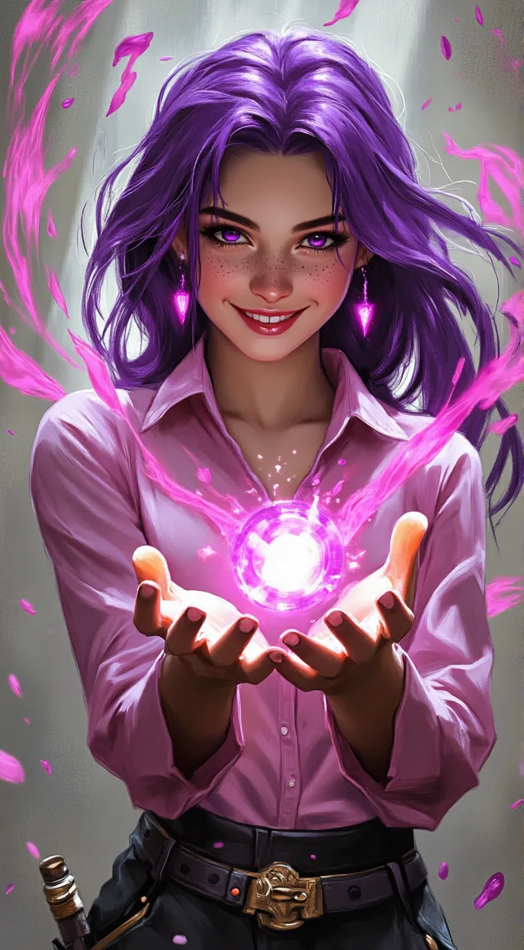 ai character: Lilly background