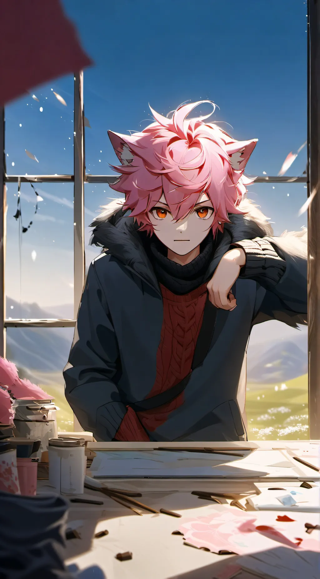 ai character: Beast background