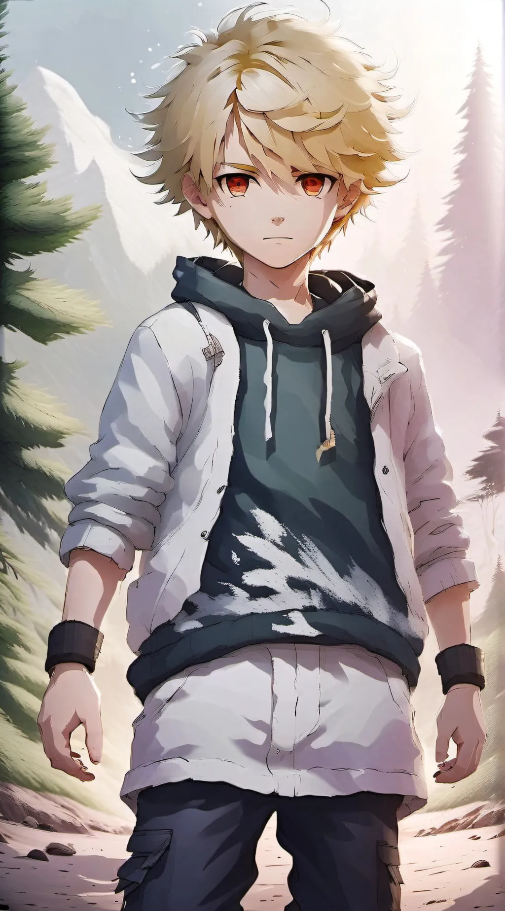 ai character: bakugo background