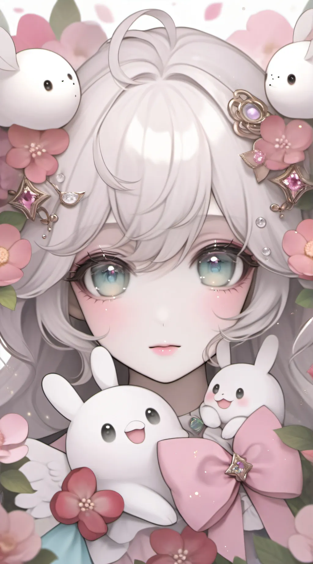 ai character: lady background