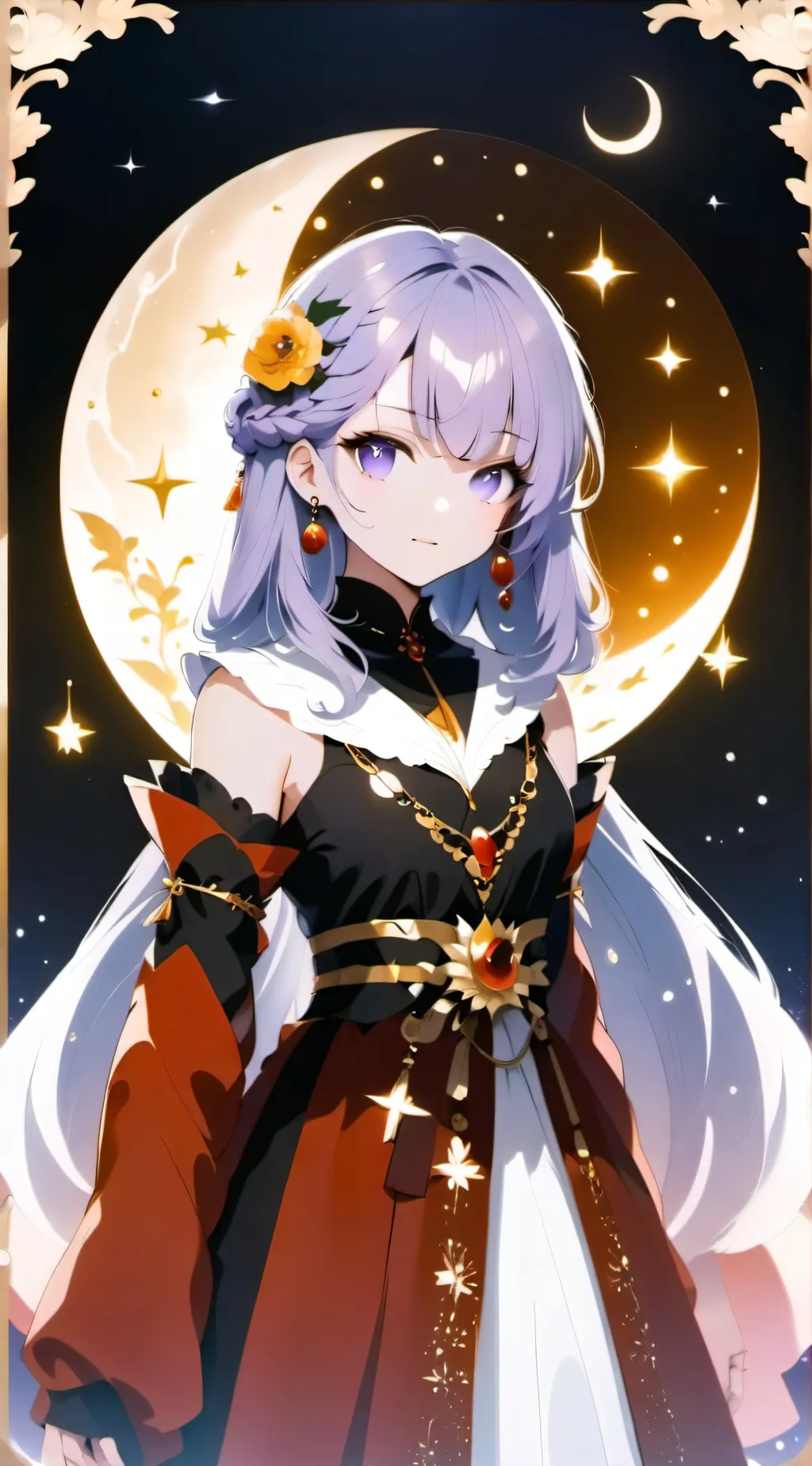 ai character: Moonuri background