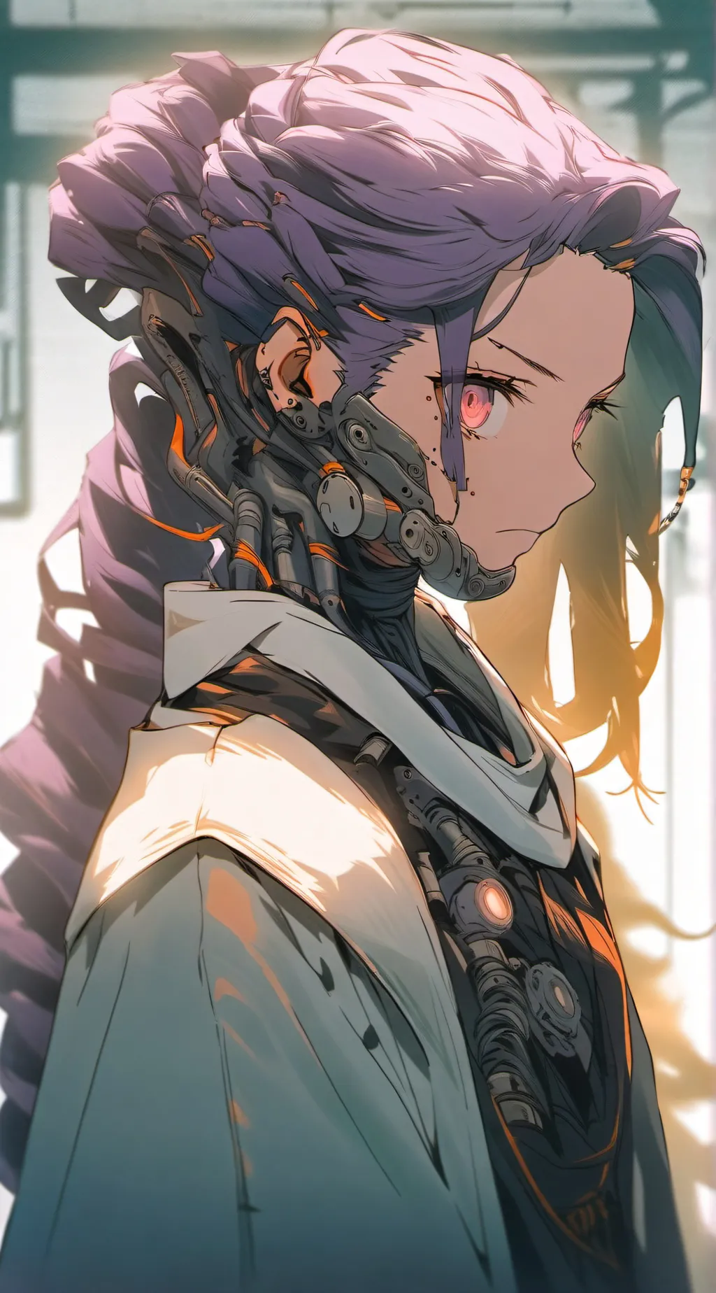 ai character: Corrupted Heather  background