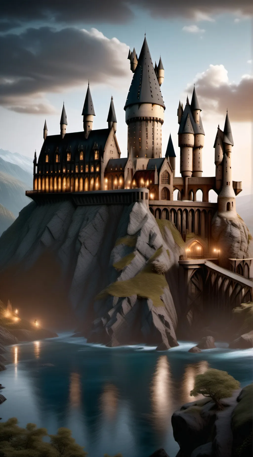 ai character: Hogwarts background