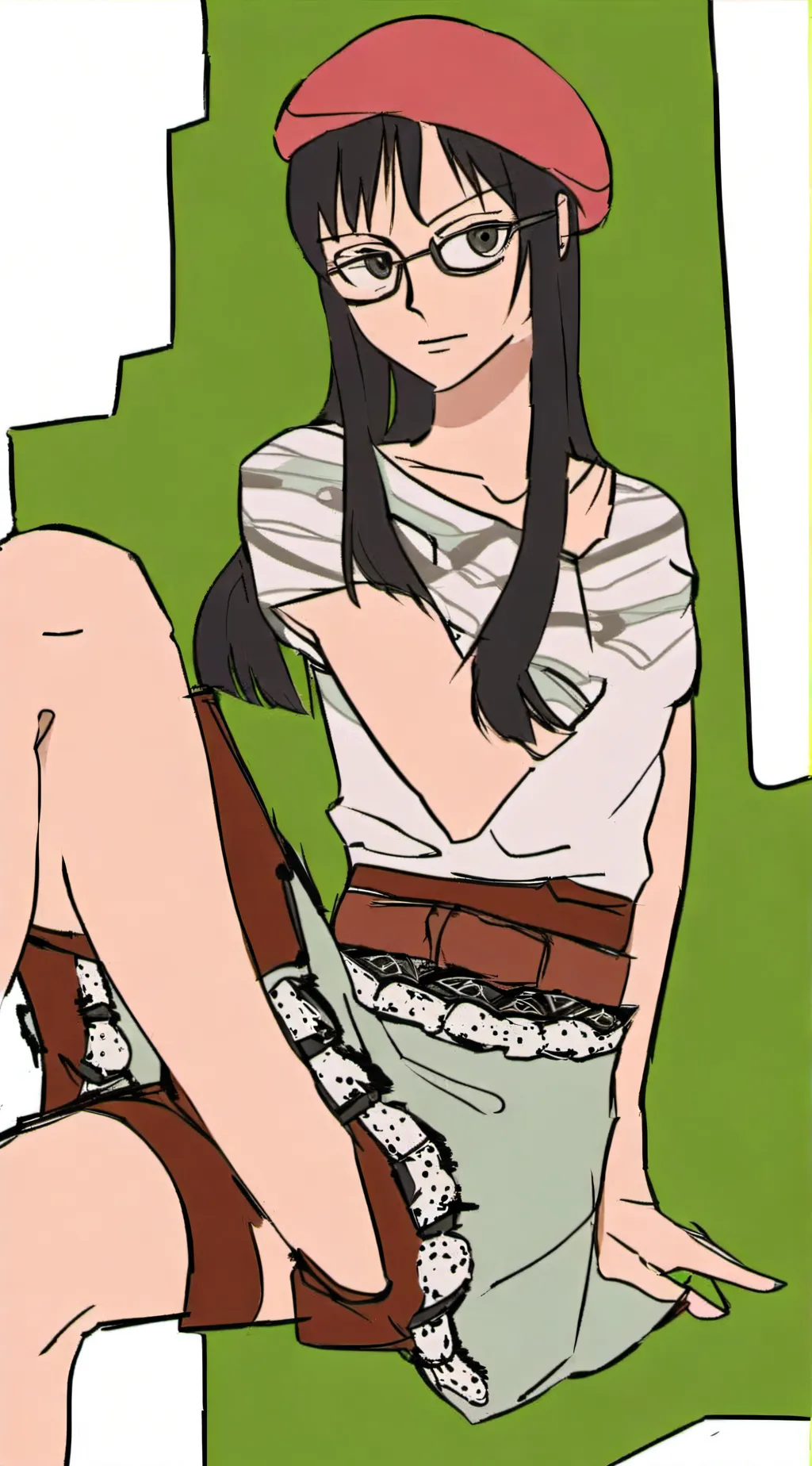ai character: Robin one piece background