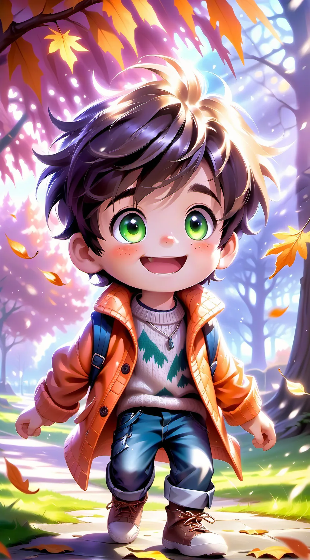 ai character: Lil bro background