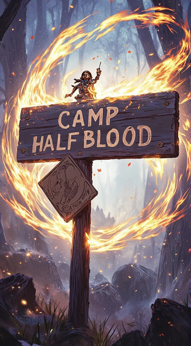 ai character: Camp half-blood background