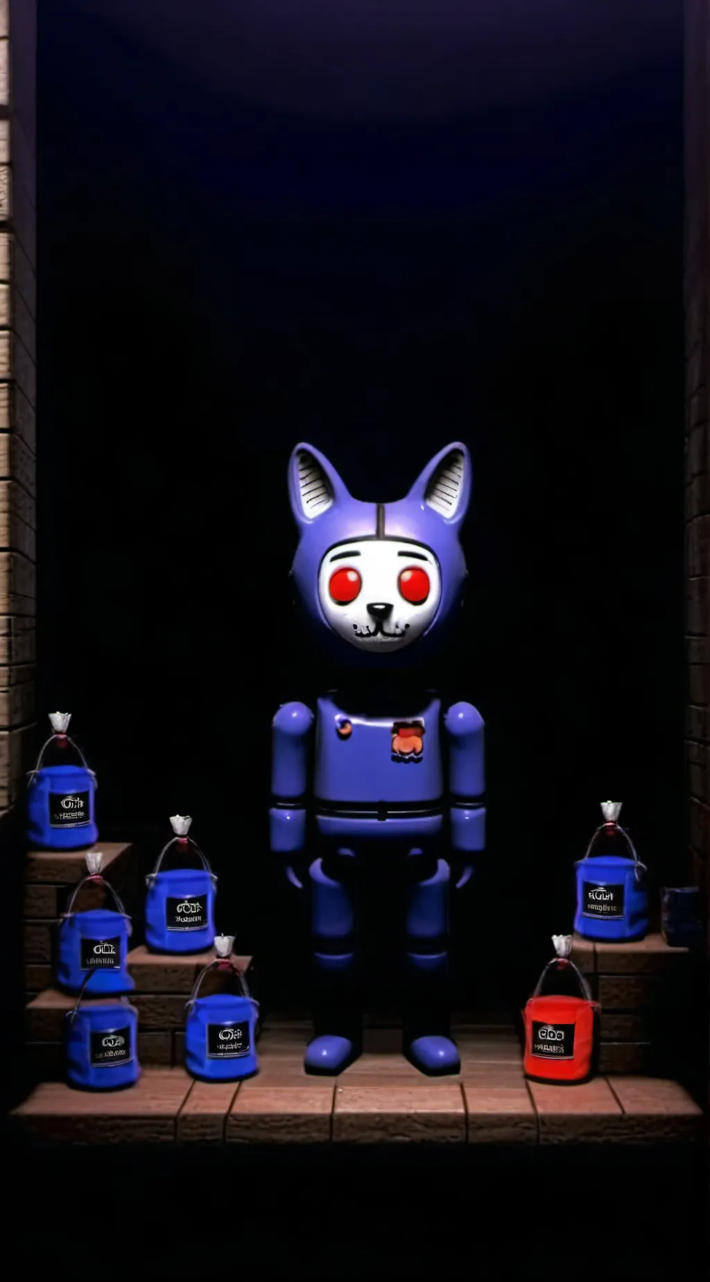 ai character: candy the cat  background