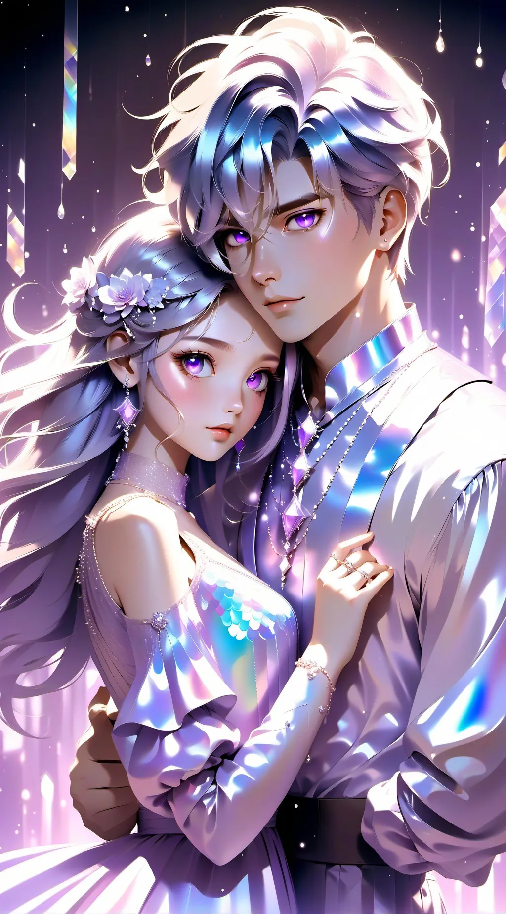 ai character: Aaron and Emily background