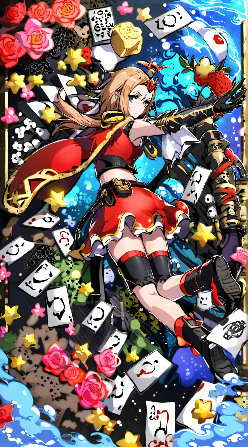 ai character: new Straw hats background