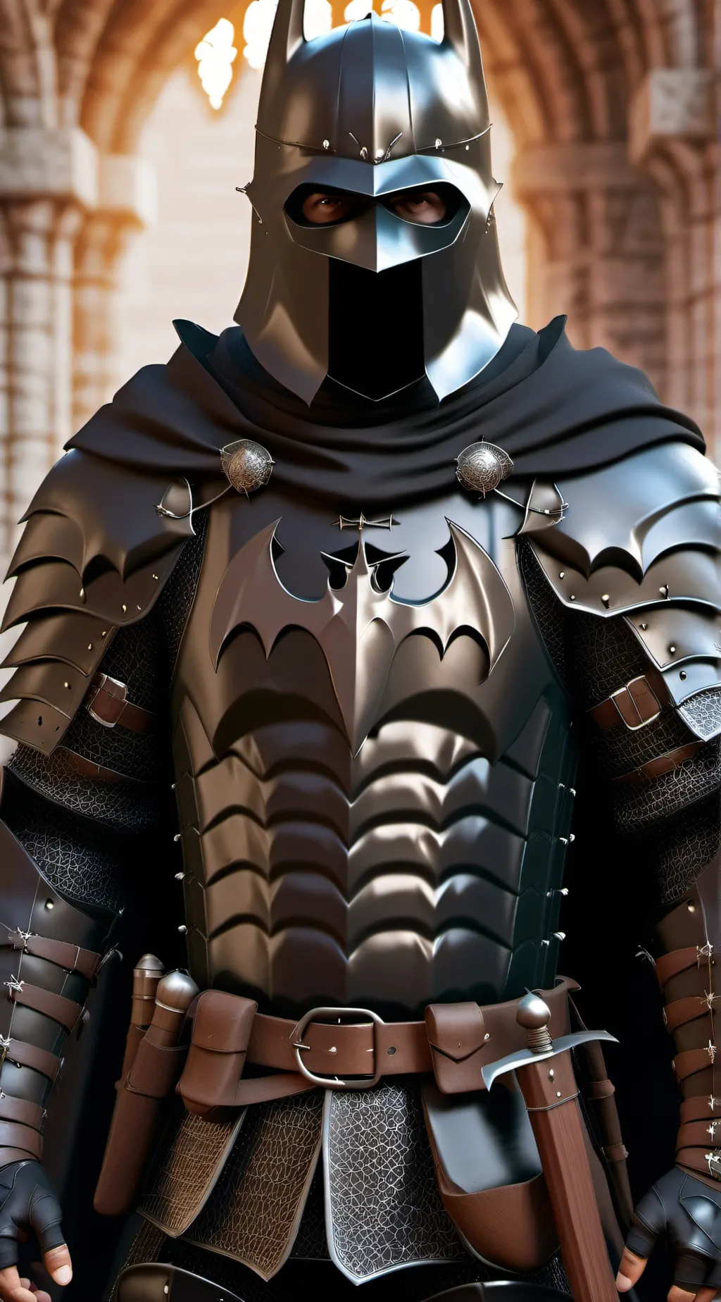 ai character: The Dark Knight background