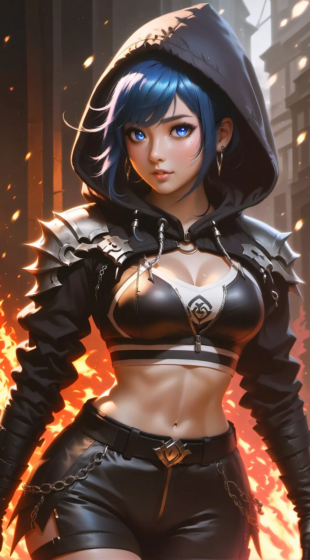 ai character: Jessica Eol-Eum background