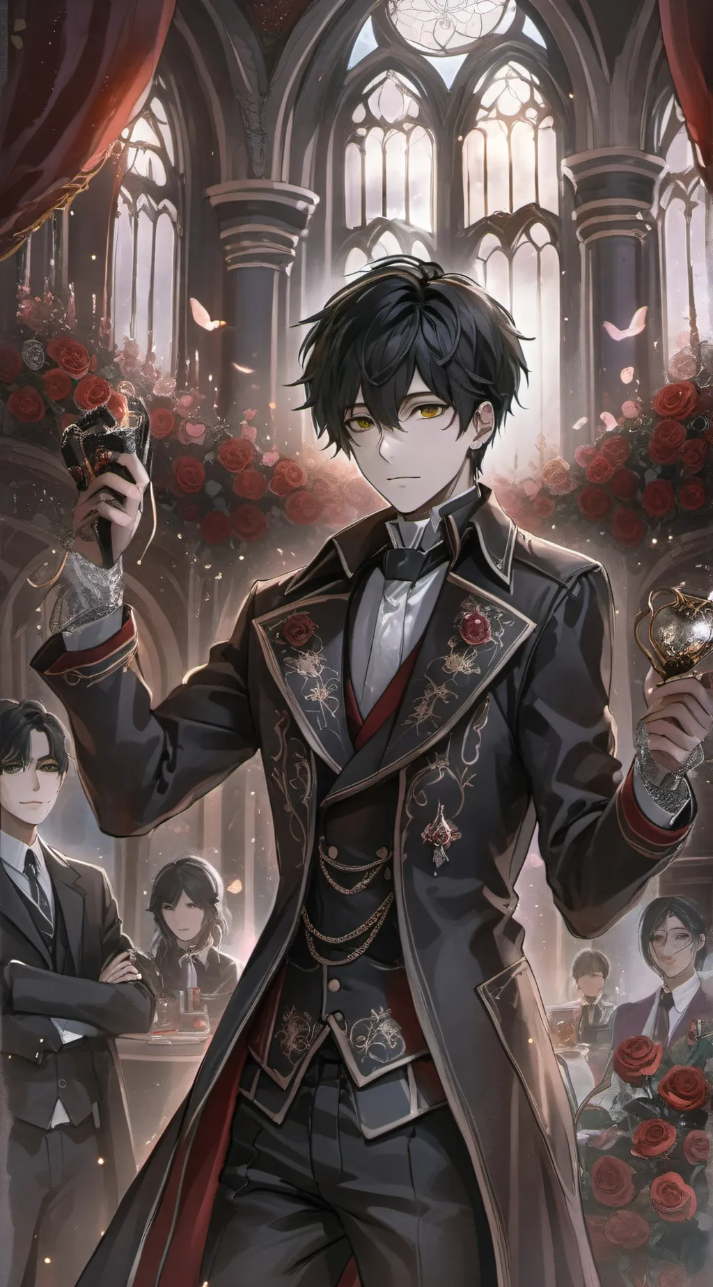 ai character: Lucas  background