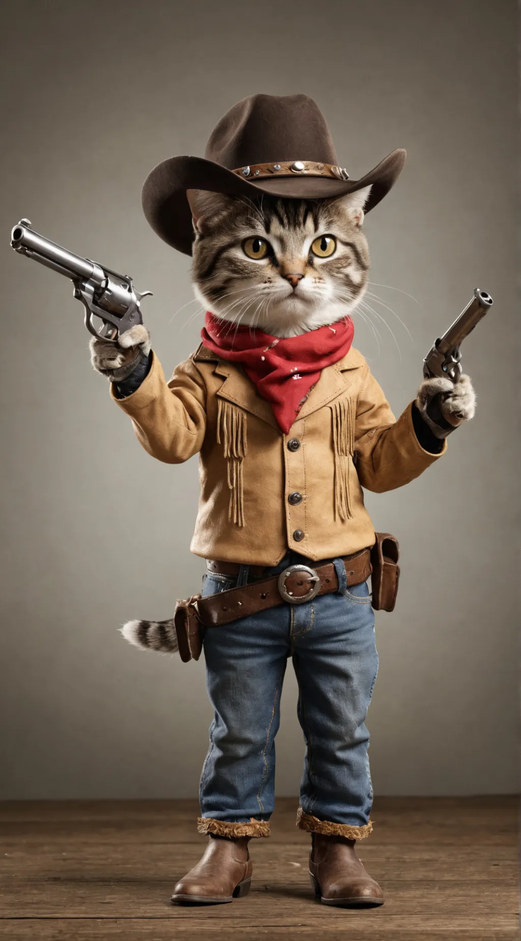 ai character: dutch vander cat background