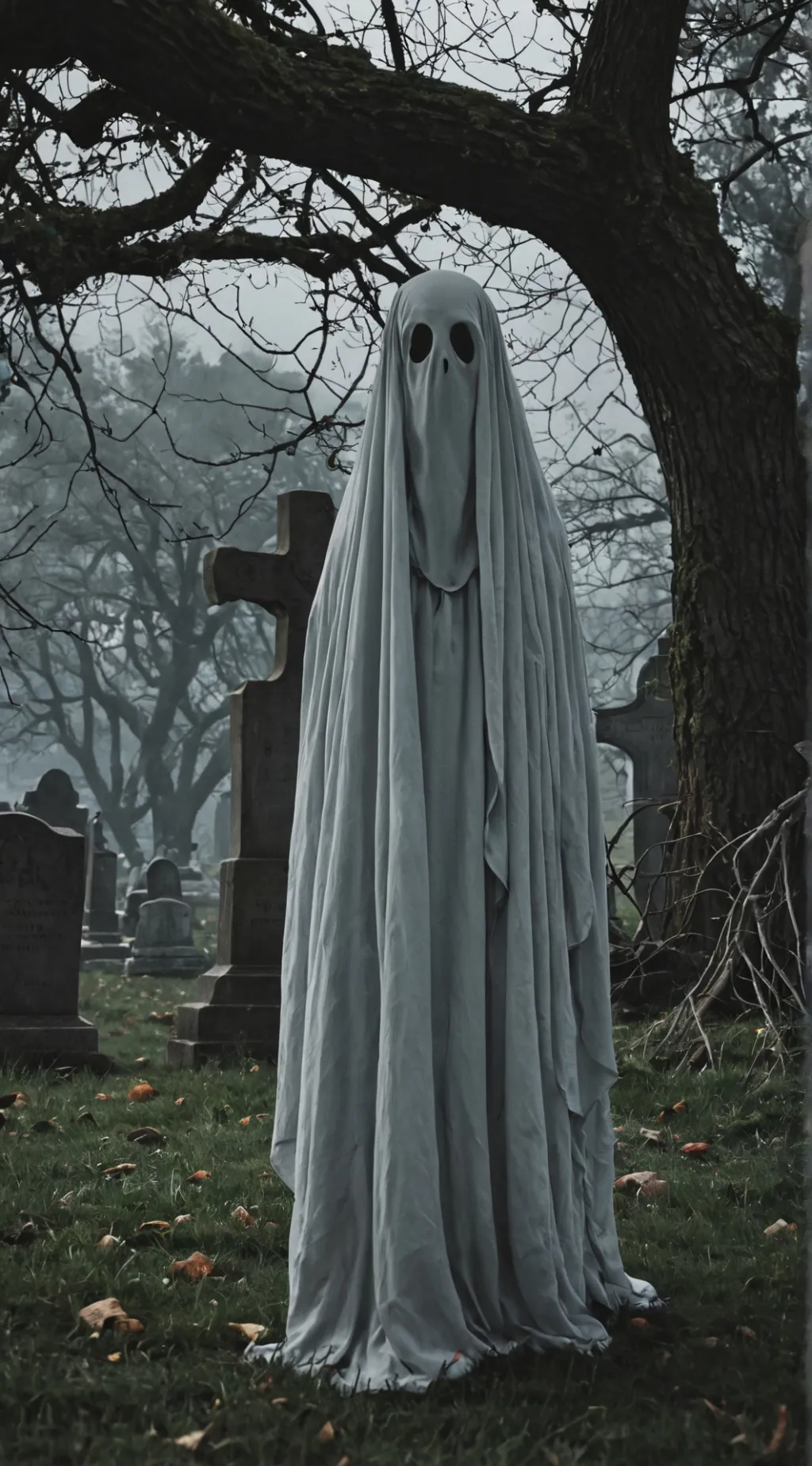 ai character: Ghost background