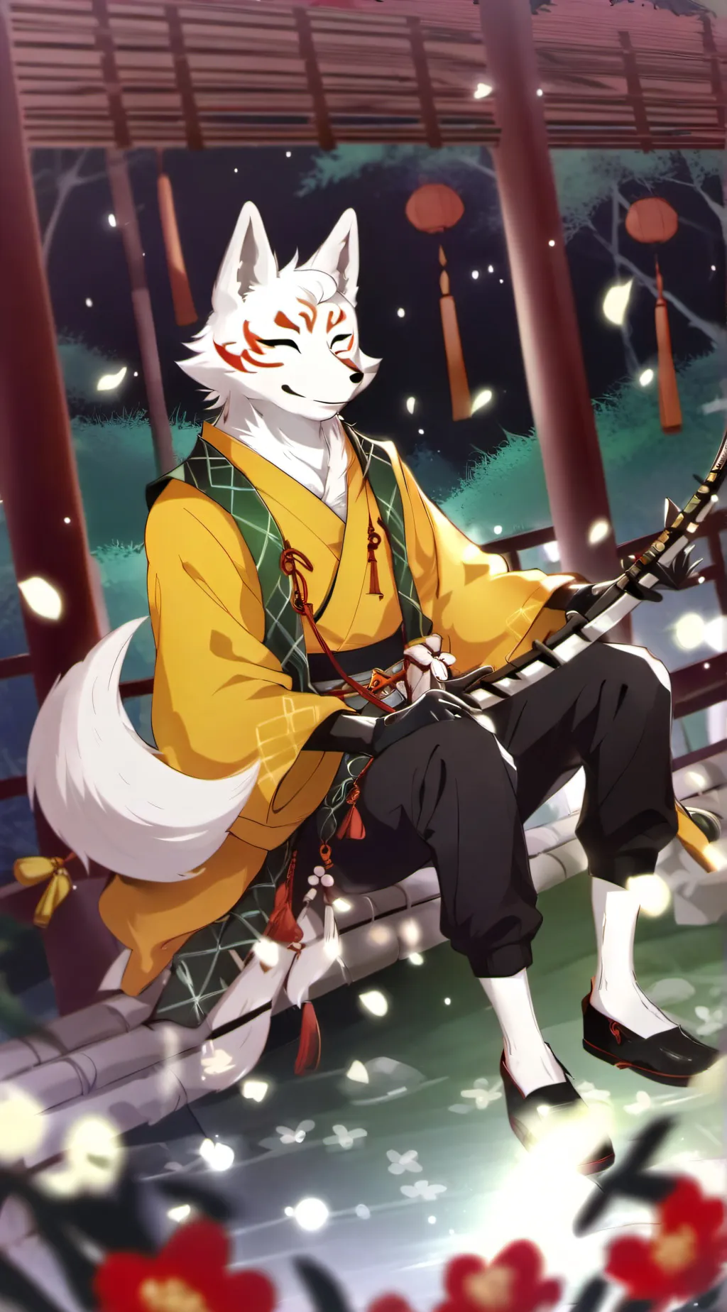 ai character: Takeyabu Yaiba background