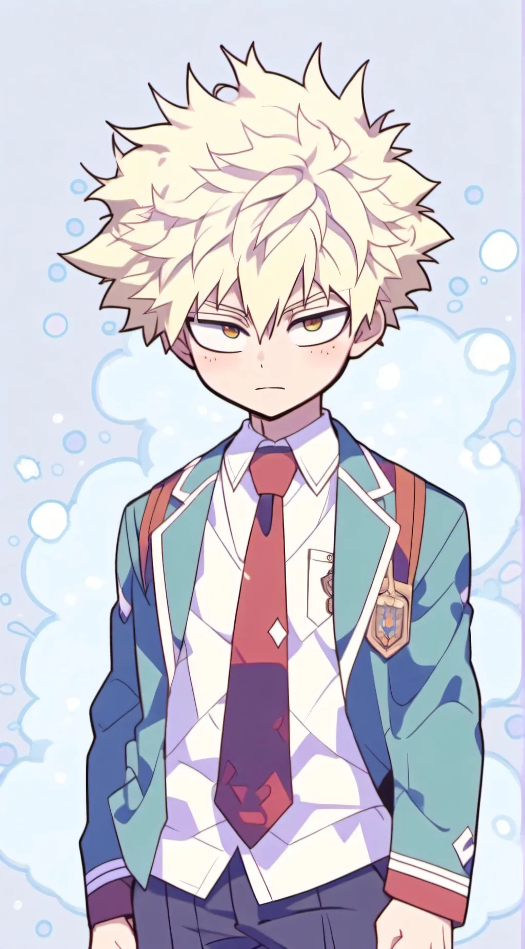 ai character: Bakugo background
