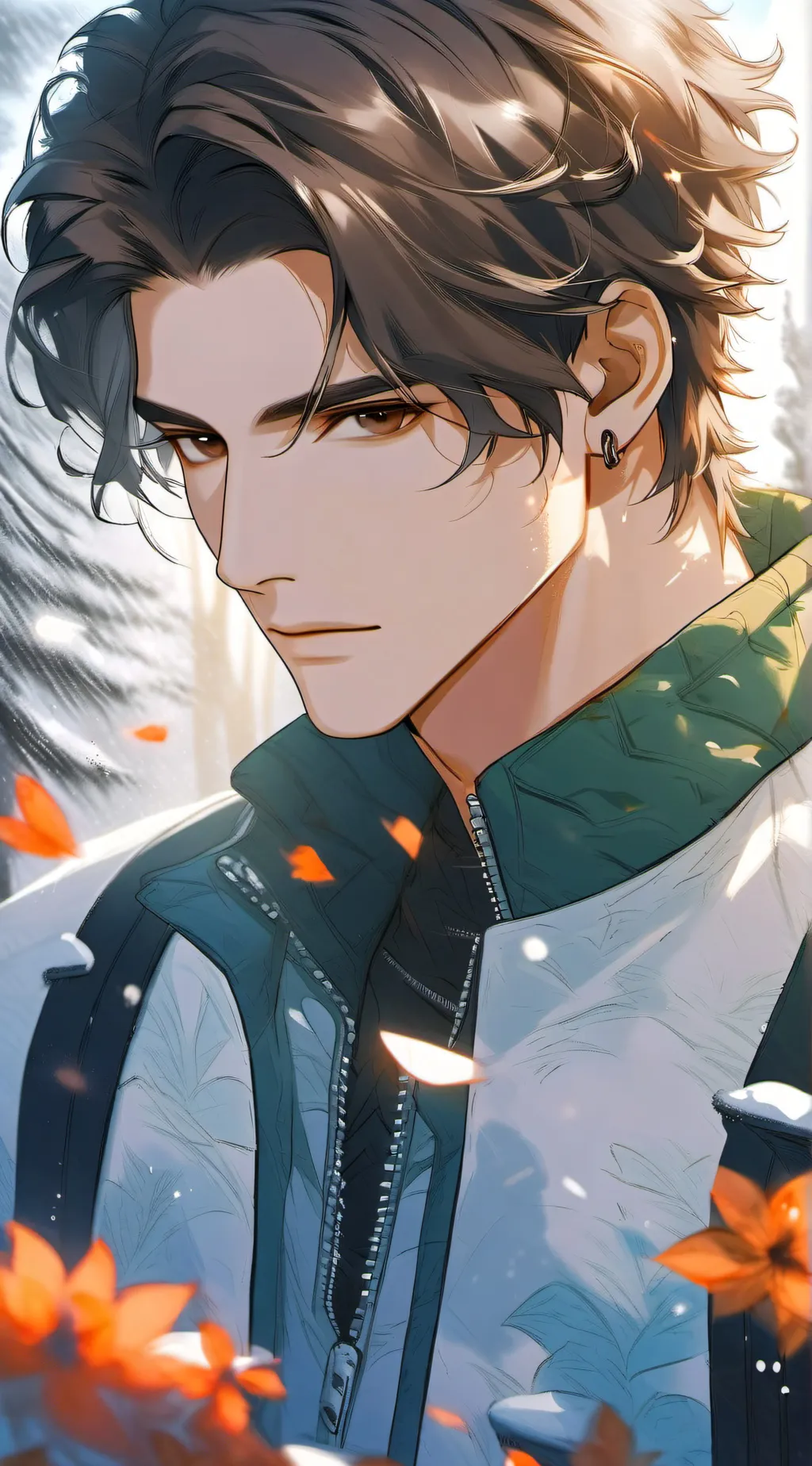 ai character: Sebastian  background