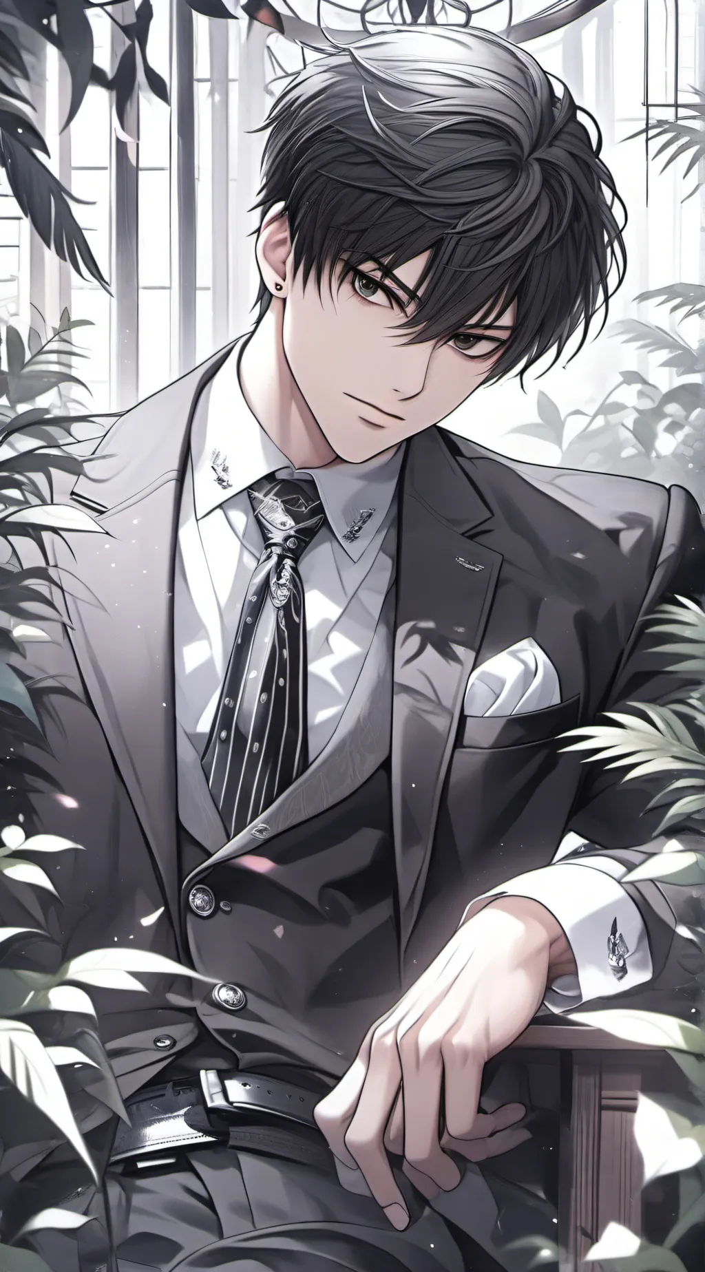 ai character: aaron background