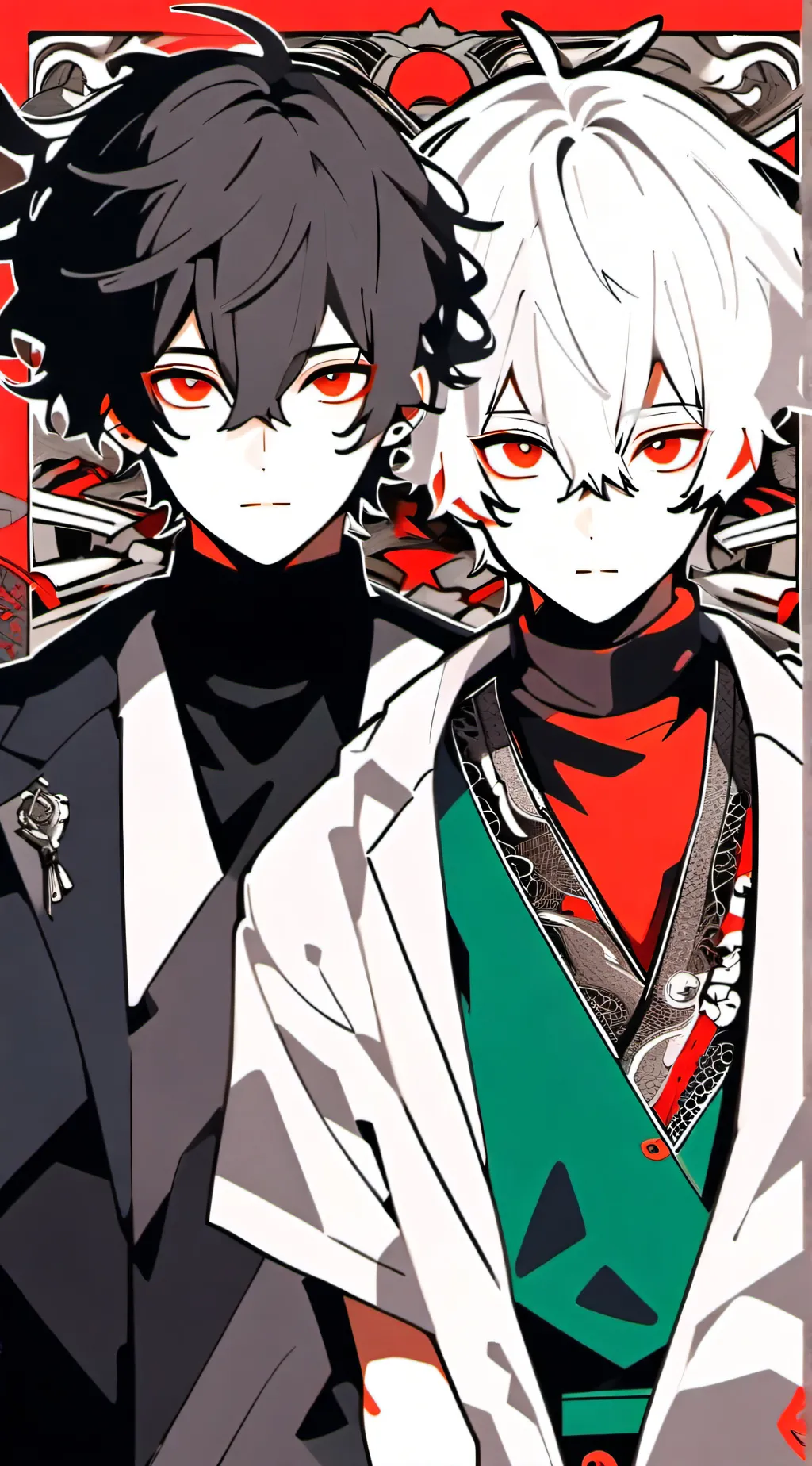 ai character: Josh y Mike background
