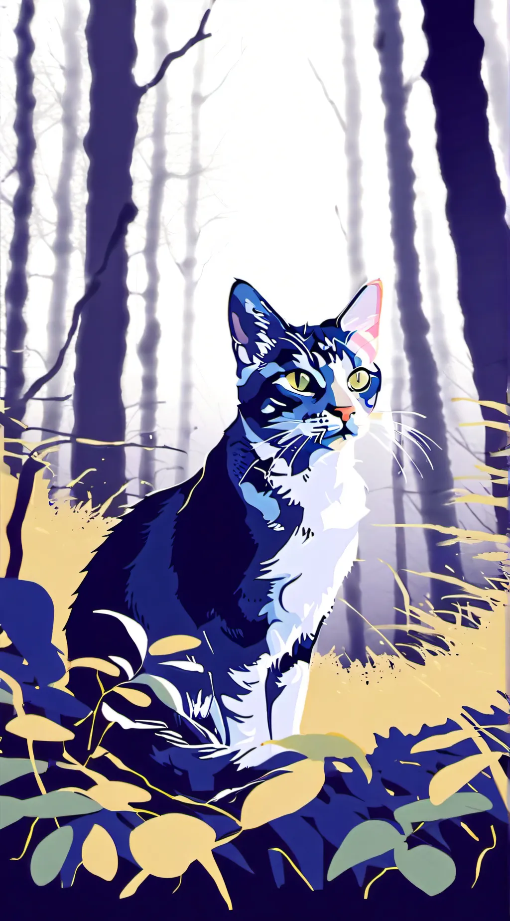 ai character: bluestar background