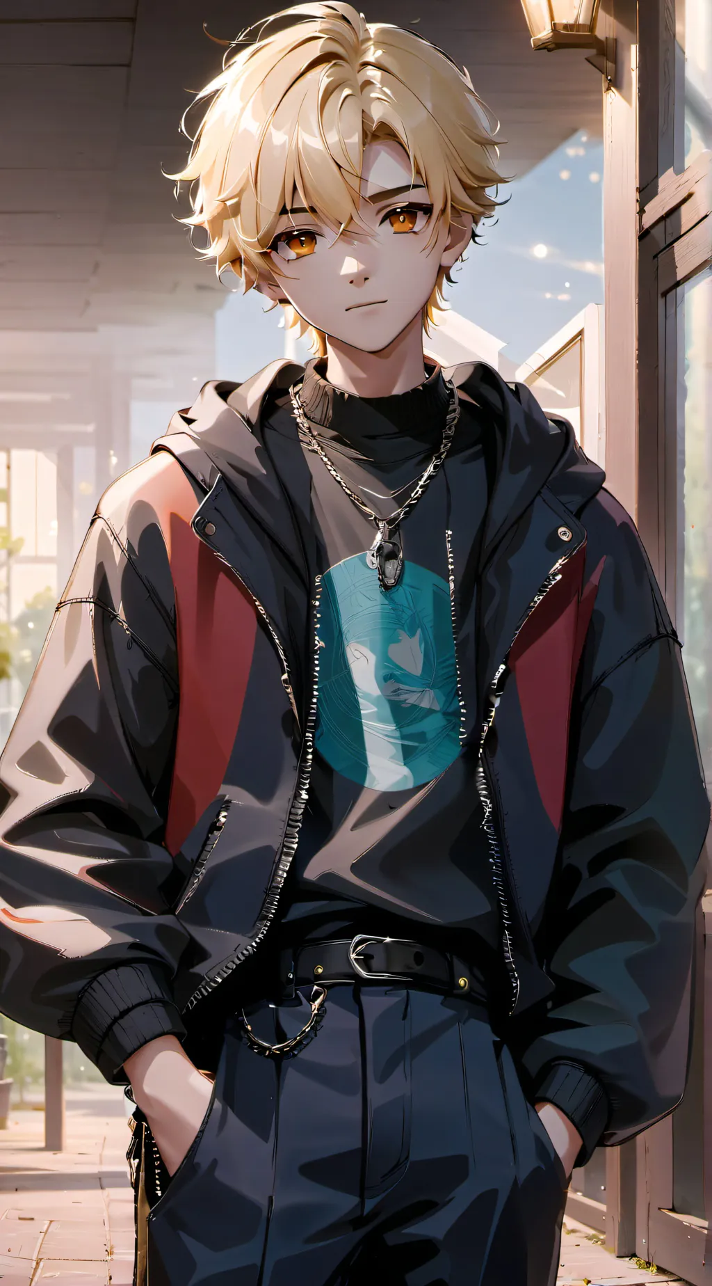 ai character: High School🏫📓🎓 background