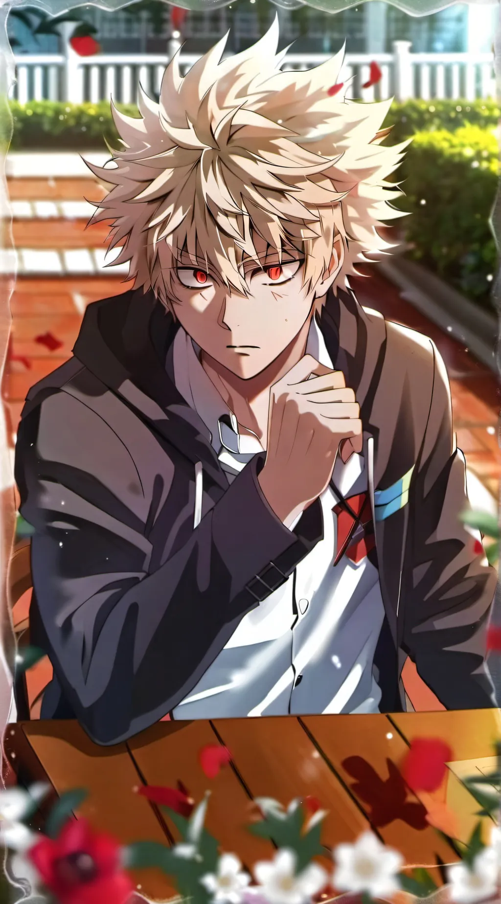 ai character: MHA Mission Injury background
