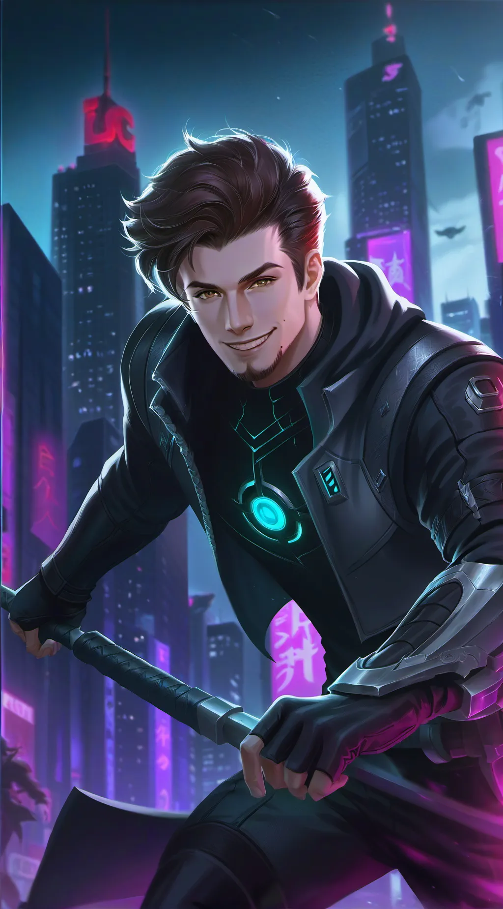 ai character: Theron background