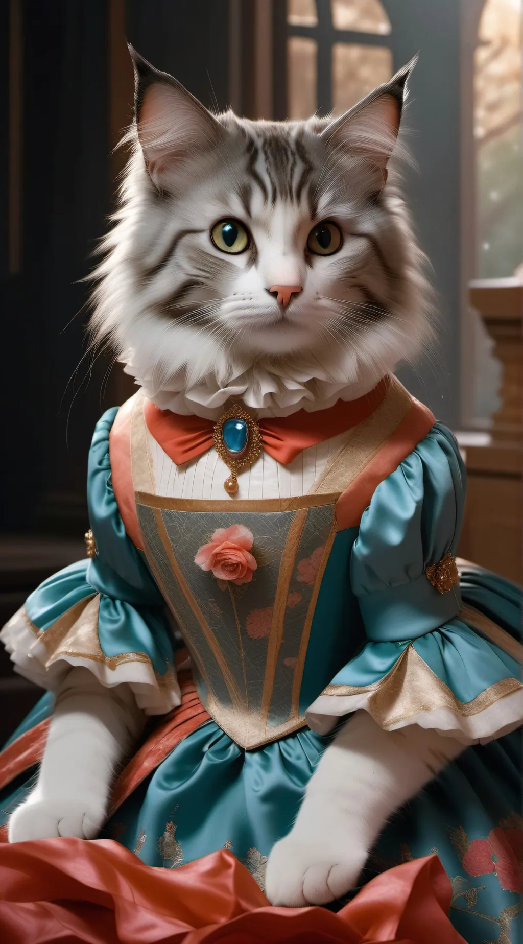 ai character: cat background