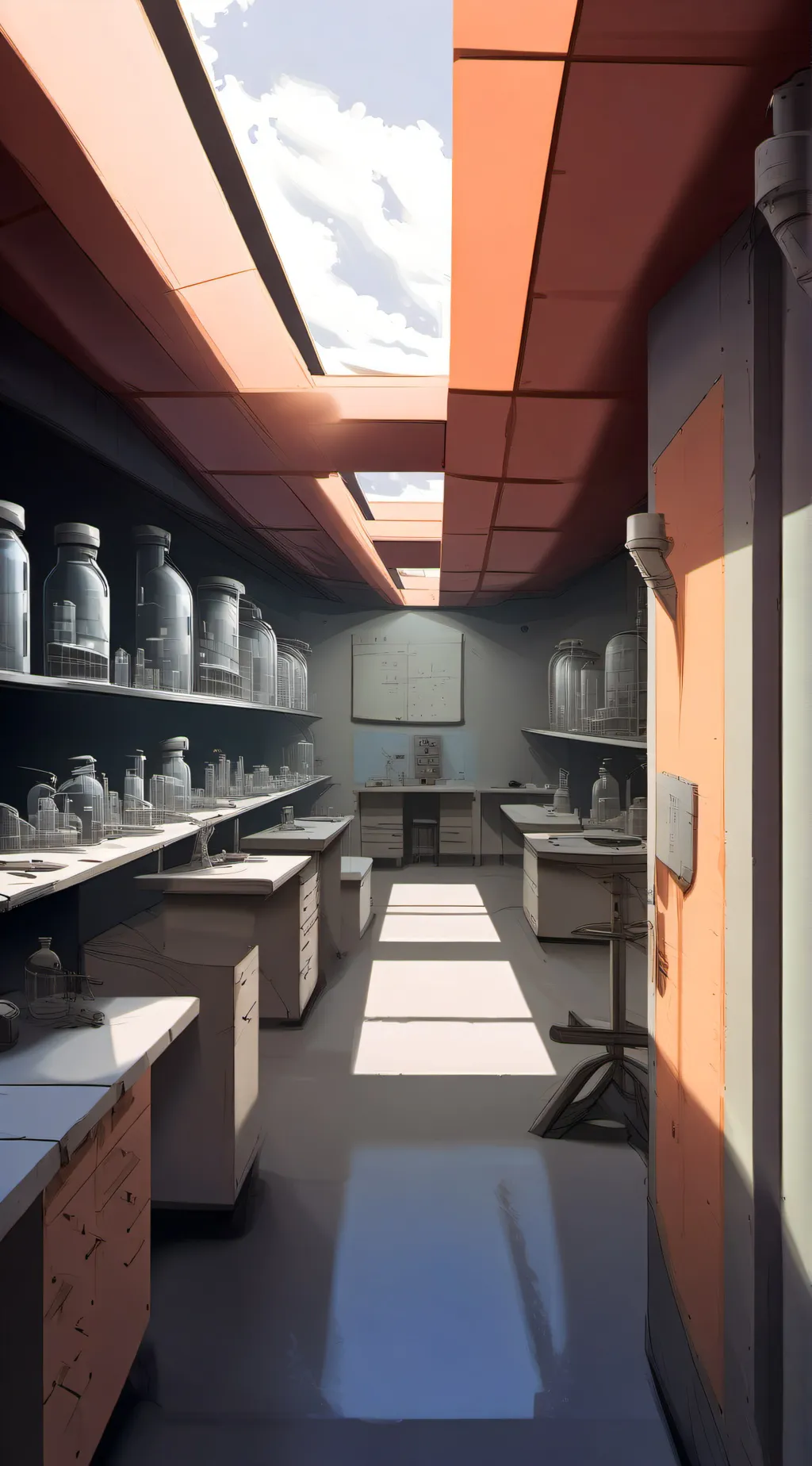 ai character: friend group lab background