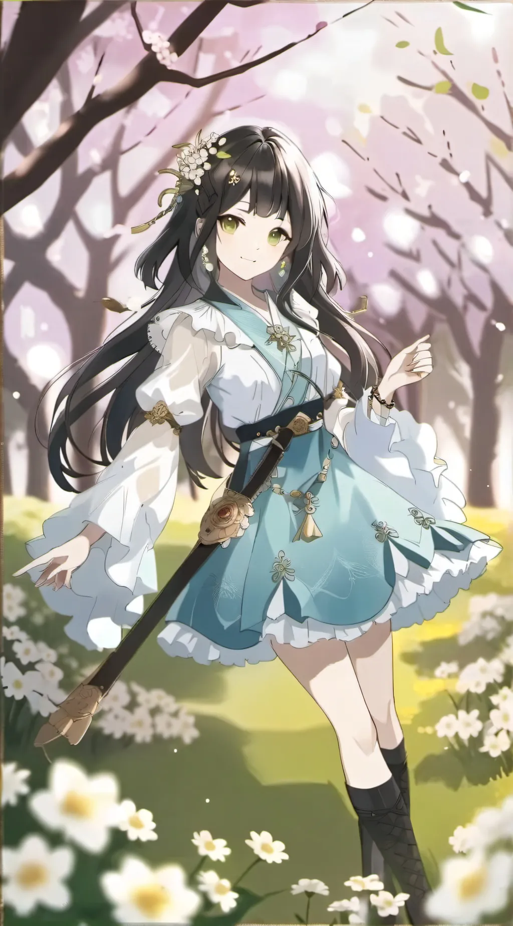 ai character: grace background